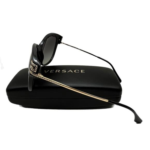 Versace Black and Light Grey Gradient Dark GR Sunglasses - Picture 3 of 10